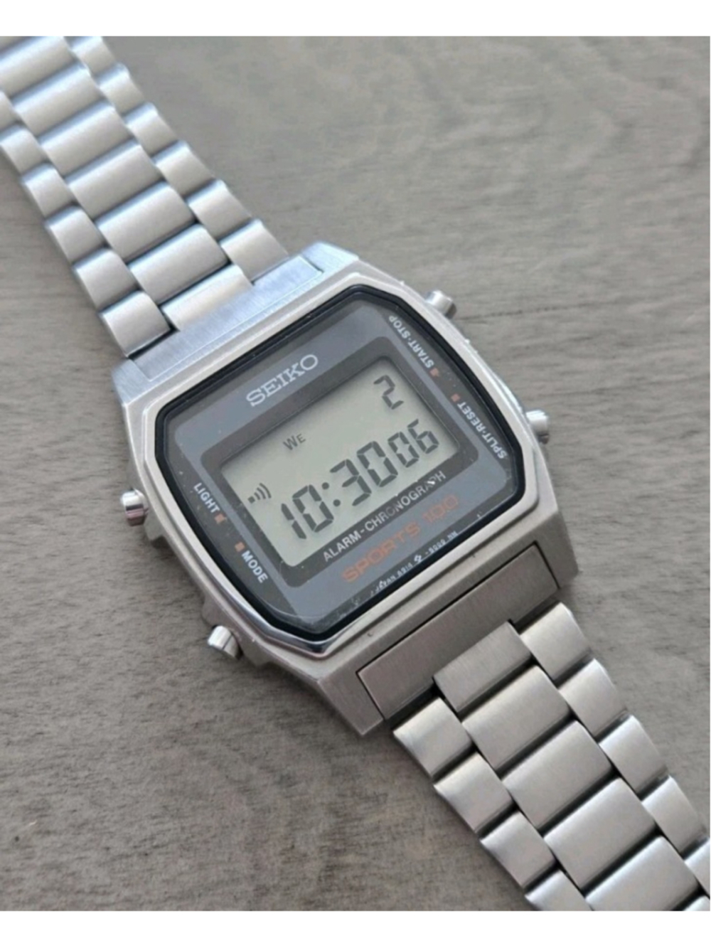 Rare Vintage Seiko A914-5000 Men’s Digital LCD Watch Sports 100 1984 Retro!!!